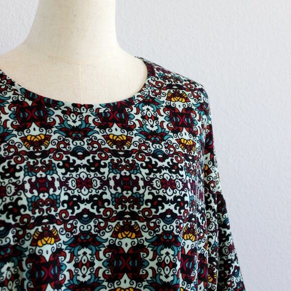 LulaRoe Simply Comfortable Women's Tribal Pattern Hi-Low Tunic - Size M - Picture 6 of 8
